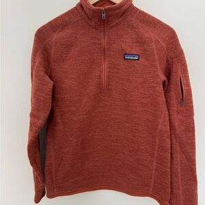 Patagonia Women's Better Sweater Half-Zip in Rust